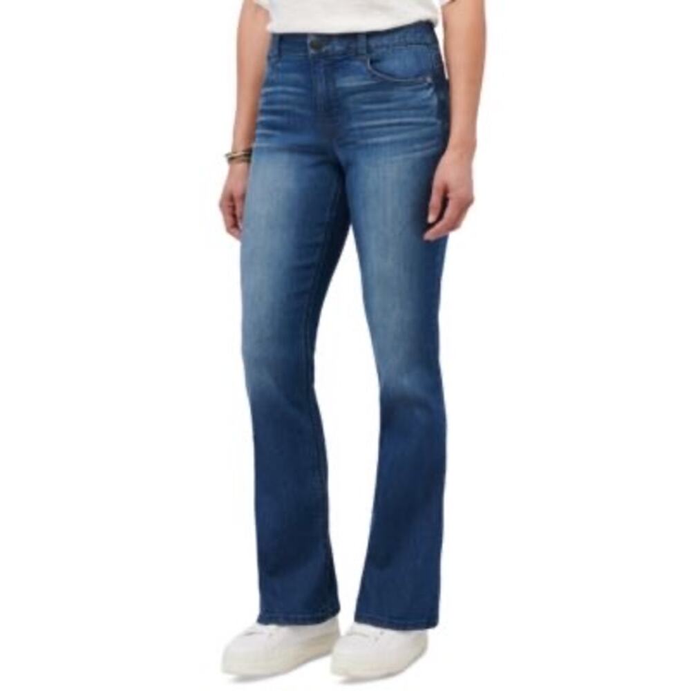 Democracy Ab Solution Itty Bitty Boot Cut Bootcut Stretch Tummy Control Jeans 12